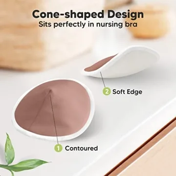 KeaBabies Organic Nursing Pads - 14 Soft Reusable Breastfeeding Pads