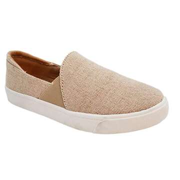 Soda Ridge Canvas Slip On Sneaker Womenâ€™s Size 7.5 Beige