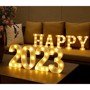 DyingSwan LED Light Up Letters for Creative Party Decor