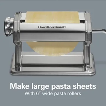 Hamilton Beach Pasta Maker 7 Settings Stainless Steel