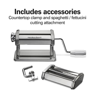 Hamilton Beach Pasta Maker 7 Settings Stainless Steel