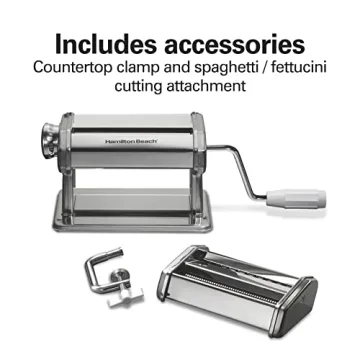 Hamilton Beach Pasta Maker 7 Settings Stainless Steel
