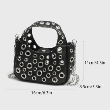 Stylish hibear Tote Bag for Women | Y2K Studded Purse