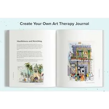 Mindful Sketching Book for Adults - Stress Relief Art