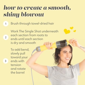 Drybar Single Shot Round Blow-Dryer Brush for Fast Shine