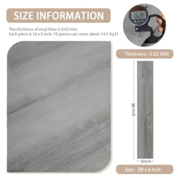 Self-Adhesive Waterproof Wood Grain Floor Tiles for Easy DIY