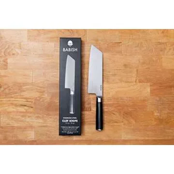 Babish 7.5" German Steel Cleaver Chef Knife - 2022 Winner