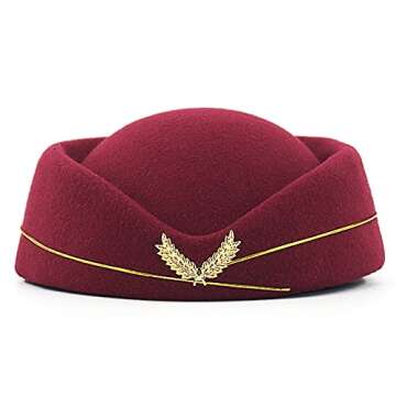AOBRICON Elegant Wool Beret Hat for Women Stylish Winter