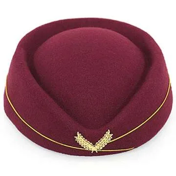 AOBRICON Elegant Wool Beret Hat for Women Stylish Winter