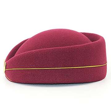 AOBRICON Elegant Wool Beret Hat for Women Stylish Winter