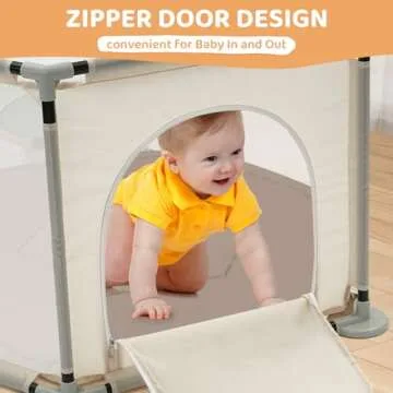 ZENOVA Hexagonal Baby Playpen - Safe & Portable Toddler Playpen