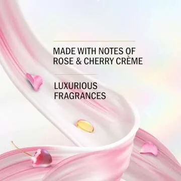 Olay Body Wash Indulgent Moisture for Women, Infused with Vitamin B3, 24hr Moisture, Notes of Rose and Cherry Creme Scent, 20 fl oz