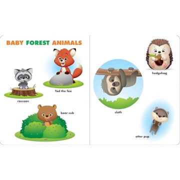 Disney Baby Animals Book - Perfect Gift for Infants