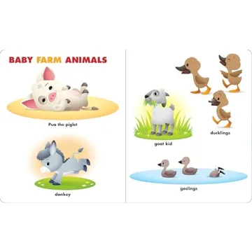 Disney Baby Animals Book - Perfect Gift for Infants