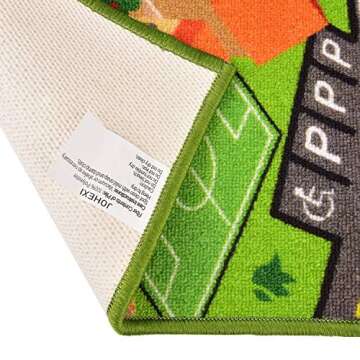 Car Rug Play Mat - Kids Carpet Playmat - Road Rug for Toy Cars - Large 60" x 32" Toy Car Rug for City Life Road Traffic Educational, Learn & Have Fun Safe, Best Road Carpet for Playroom & Kid Bedroom