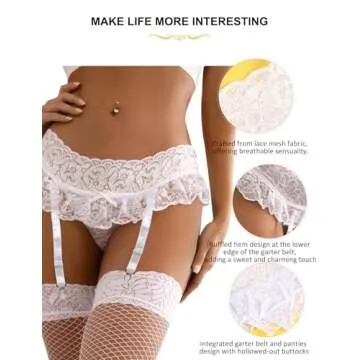 Elegant Plus Size Lace Garter Belt for Special Occasions