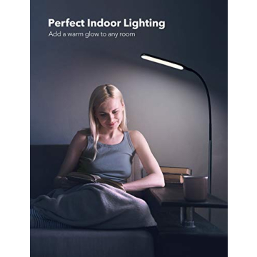 TaoTronics LED Floor Lamp with Adjustable Brightness & Colors