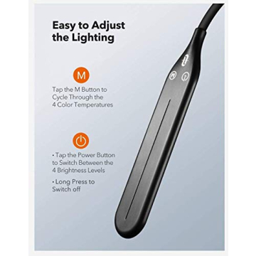 TaoTronics LED Floor Lamp with Adjustable Brightness & Colors