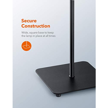 TaoTronics LED Floor Lamp with Adjustable Brightness & Colors