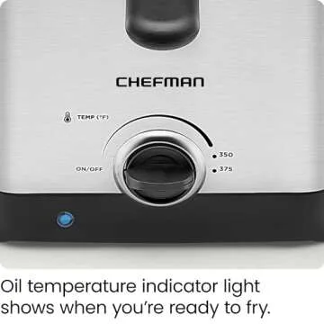 Chefman Fry Guy Compact Mini Deep Fryer for Comfort Food