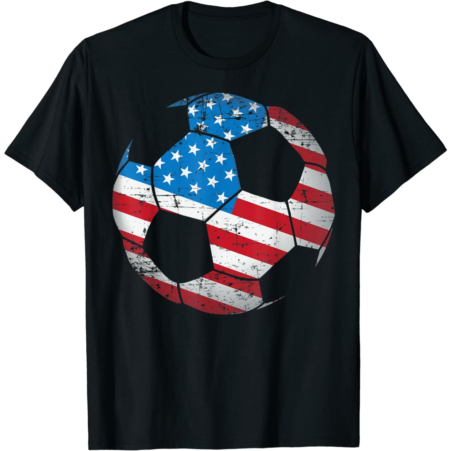 USA Soccer Ball Flag Jersey - Support Your Team