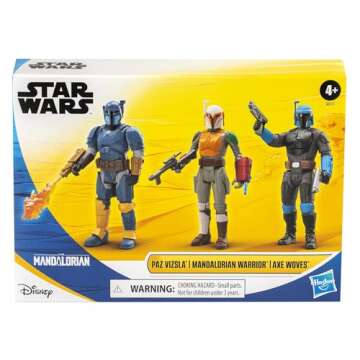 STAR WARS Epic Hero Series Unite The Clans Pack - Paz Vizsla & Axe Woves 4-Inch Action Figures
