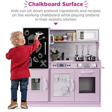 Interactive Wooden Kitchen Toy Set for Kids
