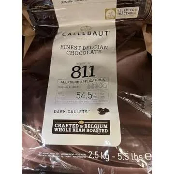 Barry Callebaut - Dark Chocolate Callets - 5.5 lbs for Premium Baking and Desserts