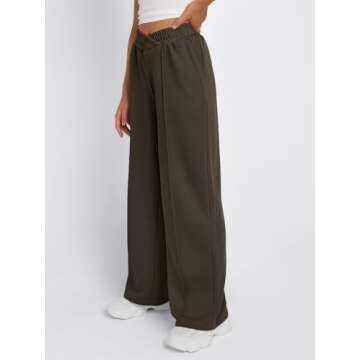 Trendy Queen Wide Leg Sweatpants for Women Stylish Comfort