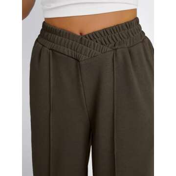 Trendy Queen Wide Leg Sweatpants for Women Stylish Comfort