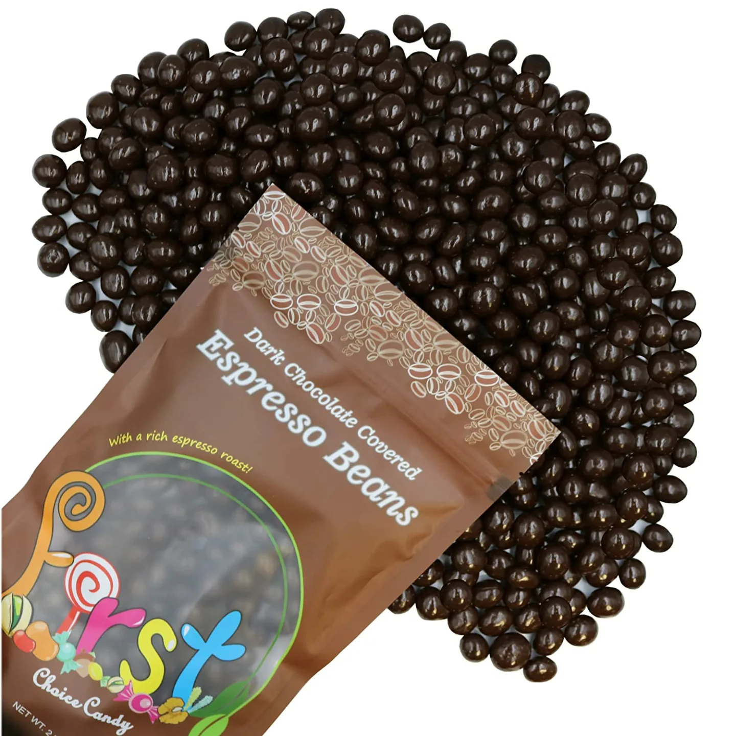 Dark Chocolate Espresso Coffee Beans - 2 Pounds