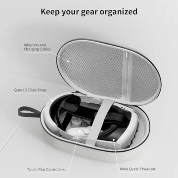 Annapro Carrying Case for Meta Quest 3S/Vision Pro - Durable & Stylish