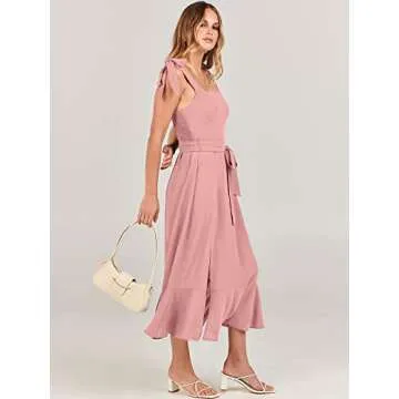 Elegant ANRABESS Women’s Midi Formal Dress for Weddings