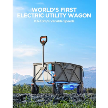 Litheli Collapsible Wagon Cart Heavy Duty Foldable Electric