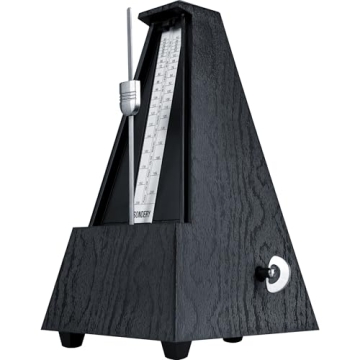 Sondery Classic Mechanical Metronome for All Instruments - Black Wood Grain