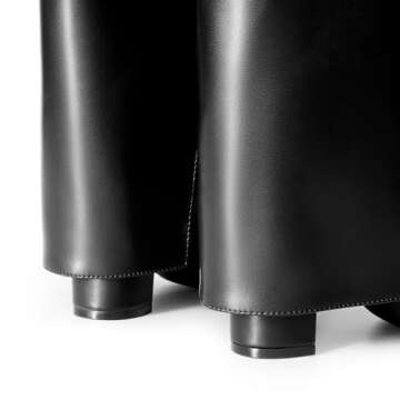 DREAM PAIRS Knee High Boots for Women with Chunky Heels