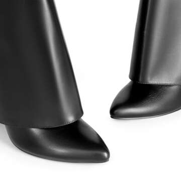 DREAM PAIRS Knee High Boots for Women with Chunky Heels