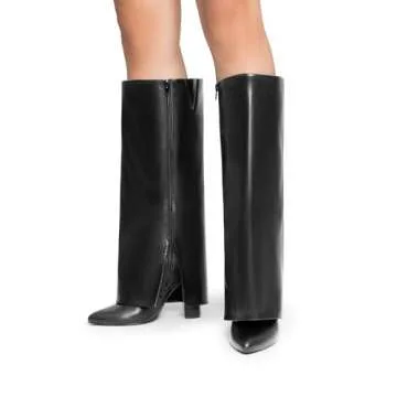 DREAM PAIRS Knee High Boots for Women with Chunky Heels