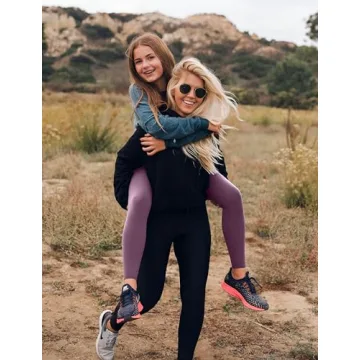 CHARMKING Tummy Control Yoga Pants for Active Women