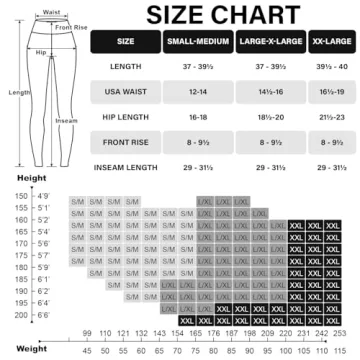 CHARMKING Tummy Control Yoga Pants for Active Women