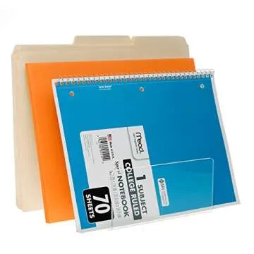 Source One Premium Clear Acrylic Desktop File Organizer