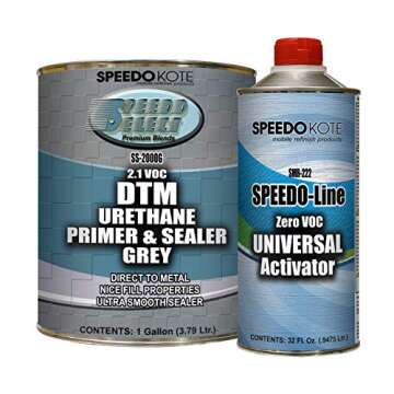 Speedokote DTM 2.1 VOC Grey Urethane Primer & Sealer Kit