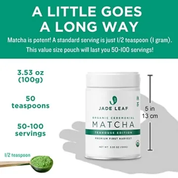 Organic Jade Leaf Matcha - Premium Ceremonial Green Tea Powder