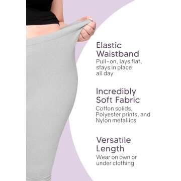 Women's Cotton Plus Size Leggings Black 2X