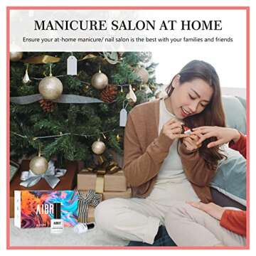 lofuanna Gel Nail Polish, 20 Colors Gel Polish Set with 4 Pcs Base Coat, No Wipe Glossy & Matte Top Coat and New Strengthener Coat, Soak-off LED UV Light Curing Nail Polish Set