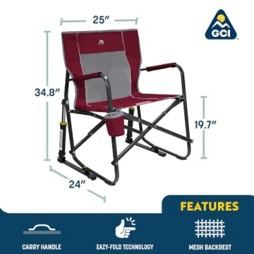 GCI Outdoor Freestyle Rocker Portable Camping Chair
