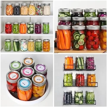 Mcupper 16 oz Mason Jars - Durable Food Storage Solutions