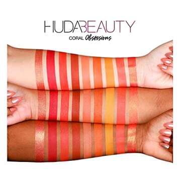 Huda Beauty Coral Obsessions Palette: Vibrant Eyeshadow Collection