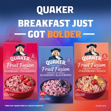 Quaker Oatmeal Fruit Fusion Variety Pack - 32 Count