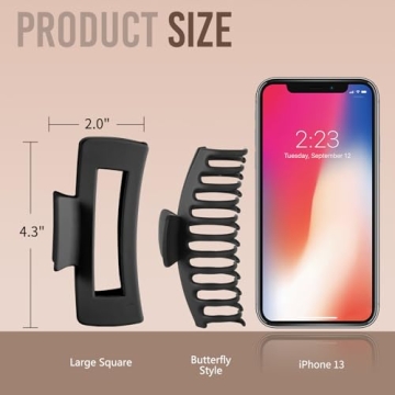 LuSeren Large Hair Clips for Thin to Thick Hair